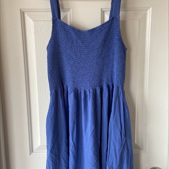 Grace & Lace Short Dress with Pockets- Blue Size M - Picture 3 of 4